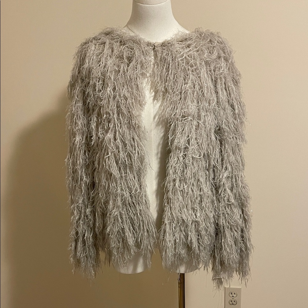 Fuzzy Faux Fur Jacket